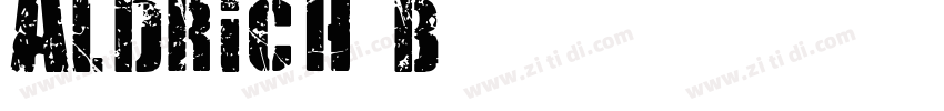 Aldrich b字体转换